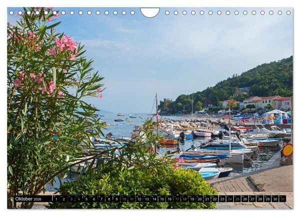 Produktbild: Moscenicka Draga 2026 - Urlaubsparadies an der Kvarner Bucht (Wandkalender 2026 DIN A4 quer), CALVENDO Monatskalender