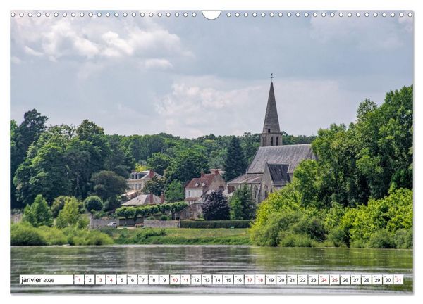 Produktbild: Le long de la Loire (Calendrier mural 2026 DIN A3 vertical), CALVENDO calendrier mensuel