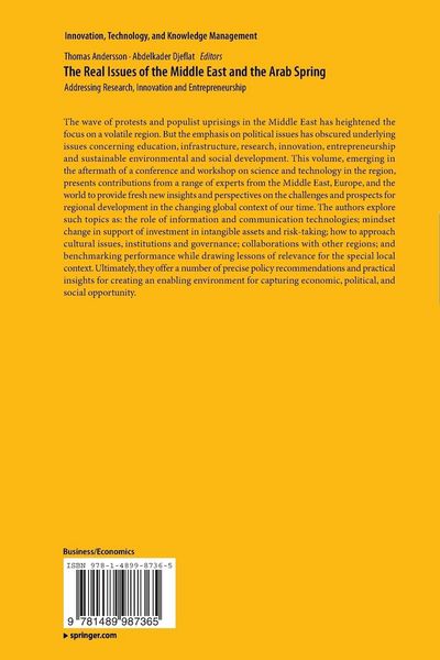 Produktbild: The Real Issues of the Middle East and the Arab Spring