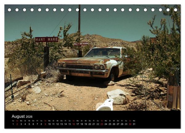 Produktbild: Roadside USA - Die guten Jahre sind vorbei (Tischkalender 2026 DIN A5 quer), CALVENDO Monatskalender