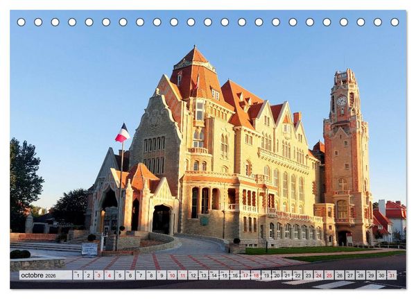 Produktbild: Le Touquet-Paris-Plage - Perle de la c&ocirc;te d'Opale (Calendrier de bureau 2026 DIN A5 vertical), CALVENDO calendrier mensuel