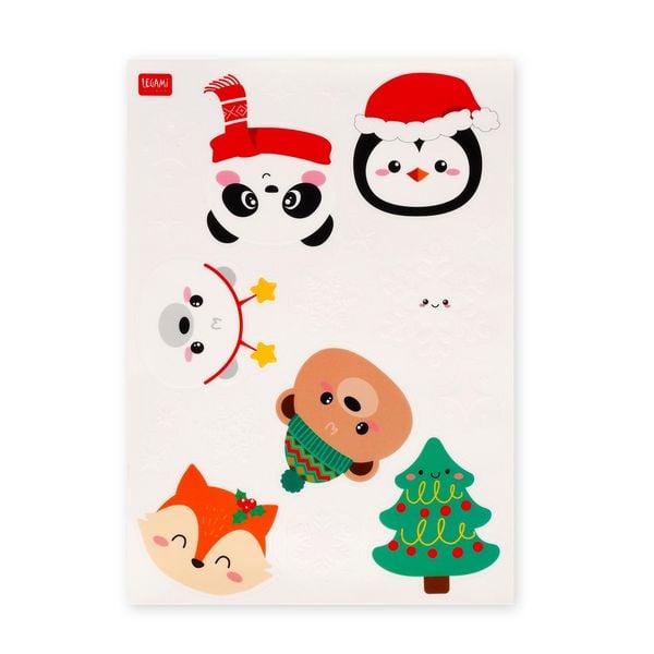 Produktbild: Legami Window-Wow - 35 Aufkleber - Weihnachten