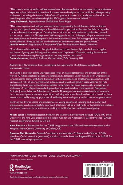 Produktbild: Adolescents in Humanitarian Crisis