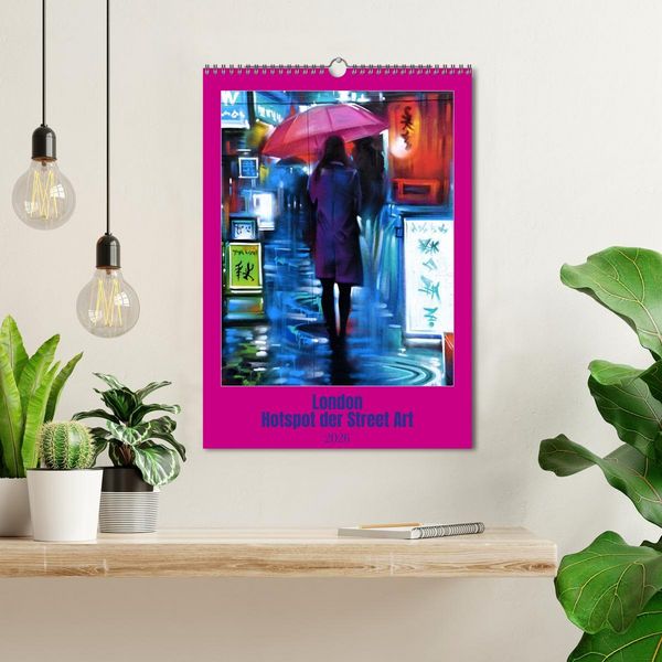 Produktbild: London - Hotspot der Street Art (Wandkalender 2026 DIN A3 hoch), CALVENDO Monatskalender