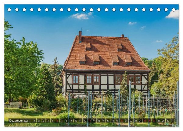 Produktbild: Ein Wochenende in Radebeul (Tischkalender 2026 DIN A5 quer), CALVENDO Monatskalender