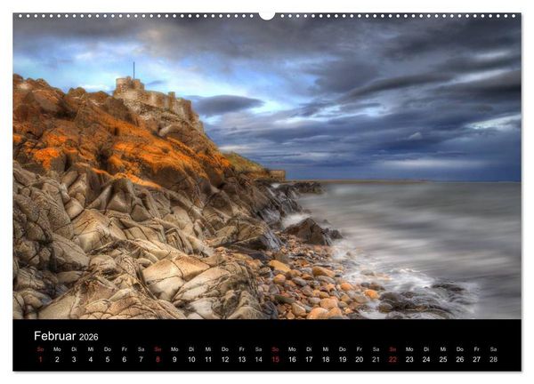 Produktbild: Holy Island - England (Wandkalender 2026 DIN A2 quer), CALVENDO Monatskalender
