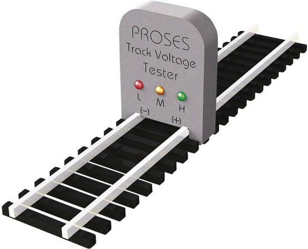 Produktbild: Proses PVT-001 H0, 00, Z, N, TT Spannungspr&uuml;fer Zweileiter-Gleis