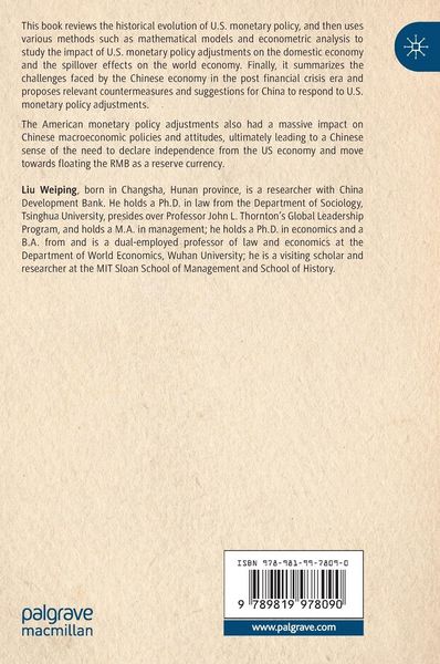 Produktbild: American Monetary Policy Adjustment and Its Impacts