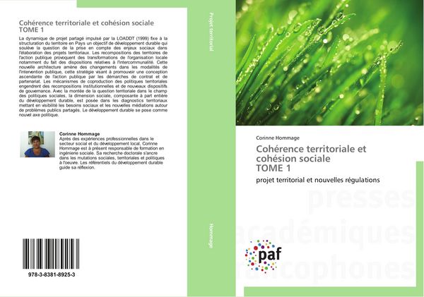 Produktbild: Coh&eacute;rence territoriale et coh&eacute;sion sociale TOME 1