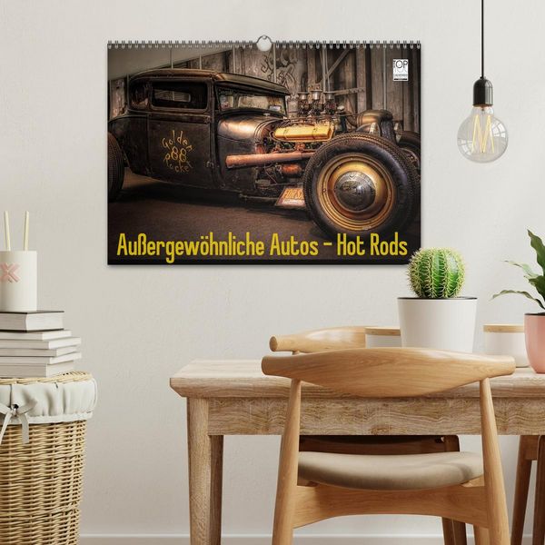 Produktbild: Au&szlig;ergew&ouml;hnliche Autos - Hot Rods (Wandkalender 2026 DIN A3 quer), CALVENDO Monatskalender