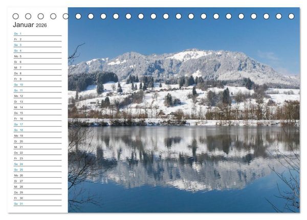 Produktbild: Faszination Alpen (Tischkalender 2026 DIN A5 quer), CALVENDO Monatskalender