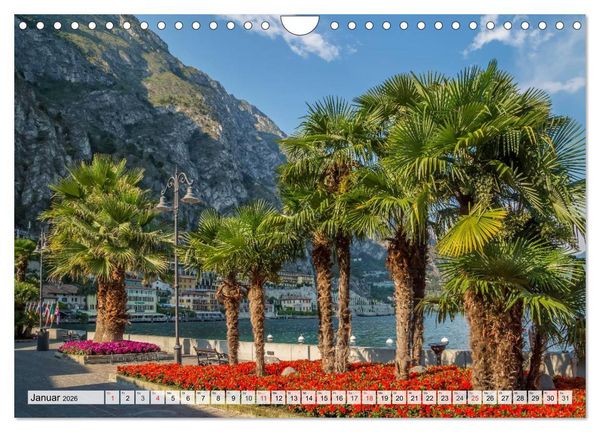 Produktbild: GARDASEE Idyllisches Limone sul Garda (Wandkalender 2026 DIN A4 quer), CALVENDO Monatskalender