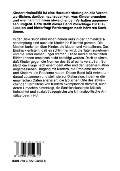 Produktbild: Kinderkriminalit&auml;t