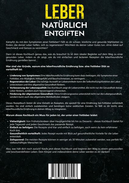 Produktbild: Leber nat&uuml;rlich entgiften &ndash; Das gro&szlig;e Fettleber Kochbuch