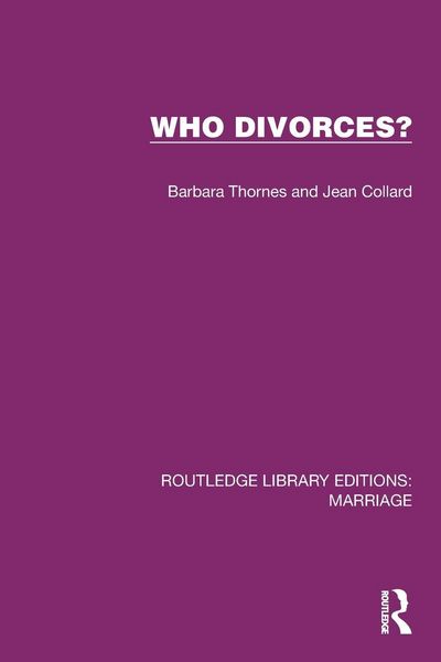Produktbild: Who Divorces?