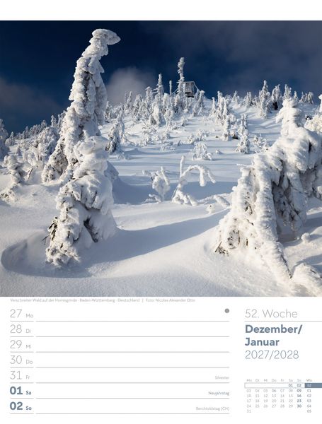 Produktbild: Unser Wald Wochenplaner Kalender 2027