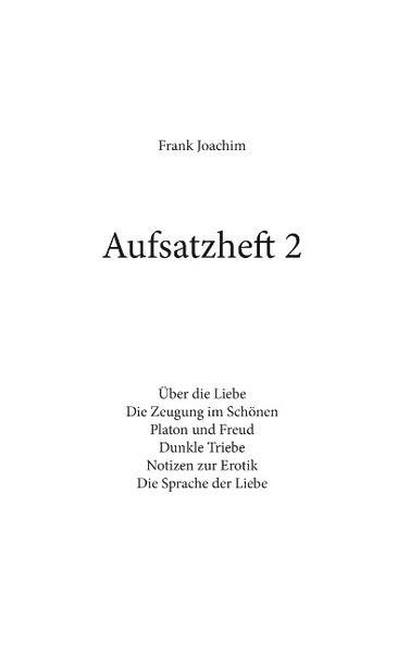 Produktbild: Aufsatzheft 2