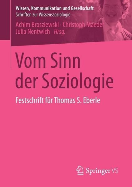 Produktbild: Vom Sinn der Soziologie