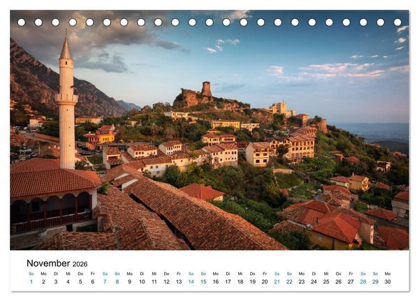 Produktbild: Albanien - Europas geheimes Paradies (Tischkalender 2026 DIN A5 quer), CALVENDO Monatskalender