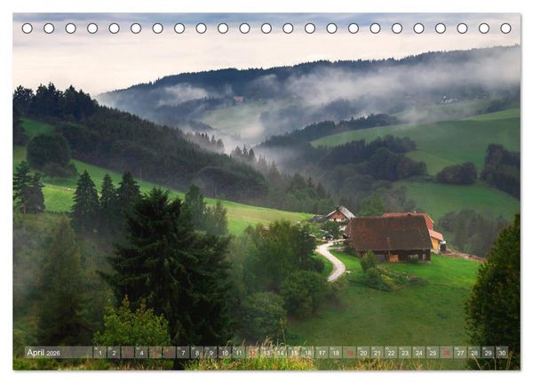 Produktbild: Schwarzwald (Tischkalender 2026 DIN A5 quer), CALVENDO Monatskalender