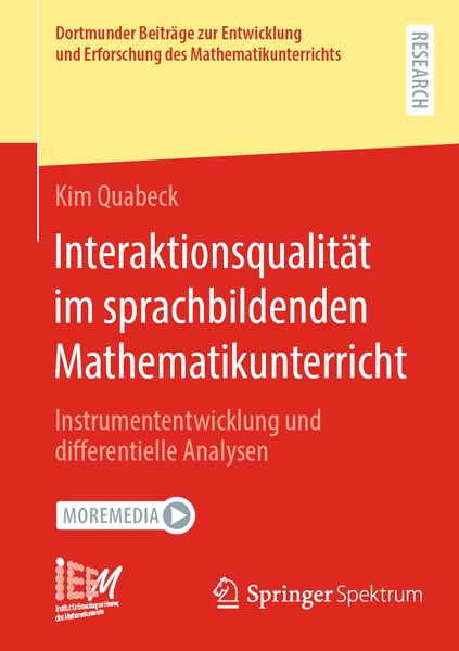 Produktbild: Interaktionsqualit&auml;t im sprachbildenden Mathematikunterricht