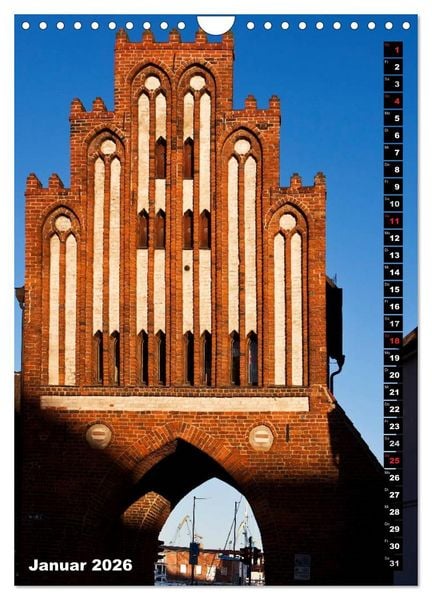 Produktbild: Zauberhaftes Wismar (Wandkalender 2026 DIN A4 hoch), CALVENDO Monatskalender