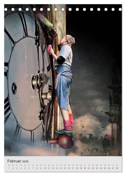 Produktbild: Zwischenzeitlich im Reich der Fantasie (Tischkalender 2026 DIN A5 hoch), CALVENDO Monatskalender