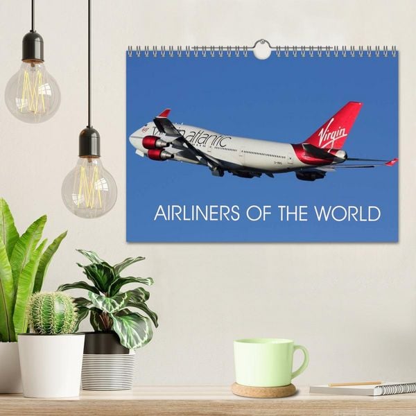 Produktbild: Airliners of the World (Wall Calendar 2026 DIN A4 landscape), CALVENDO 12 Month Wall Calendar