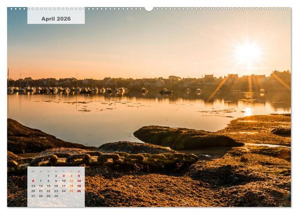 Produktbild: Bretagne - K&uuml;ste im Licht (hochwertiger Premium Wandkalender 2026 DIN A2 quer), Kunstdruck in Hochglanz
