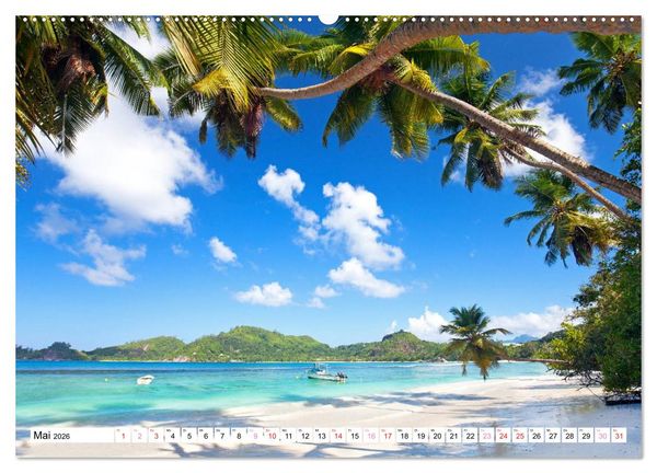Produktbild: Seychellen Strandfeeling (Wandkalender 2026 DIN A2 quer), CALVENDO Monatskalender
