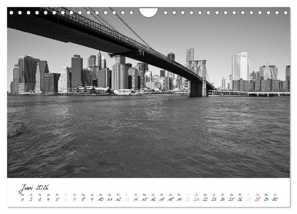 Produktbild: New York &ndash; The Big Apple (Wandkalender 2026 DIN A4 quer), CALVENDO Monatskalender