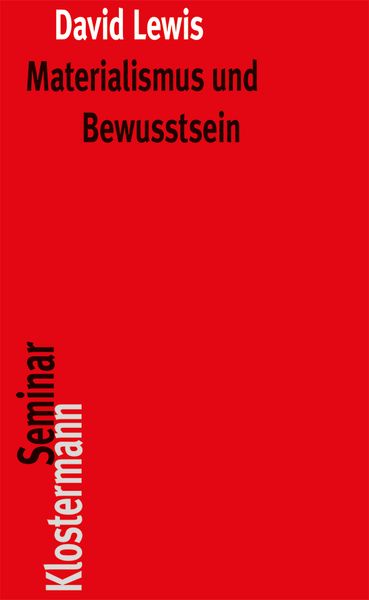 Produktbild: Materialismus und Bewusstsein