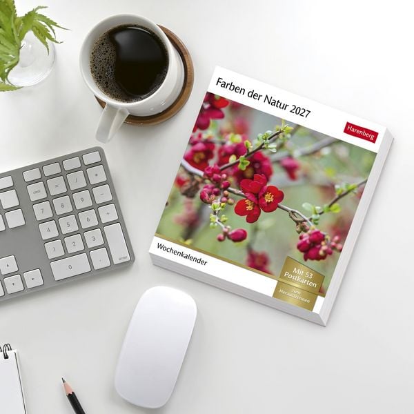 Produktbild: Farben der Natur Postkartenkalender 2027 - Wochenkalender mit 53 Postkarten