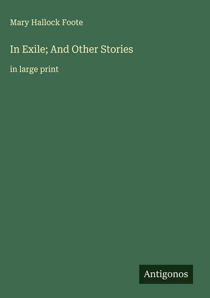 Produktbild: In Exile; And Other Stories