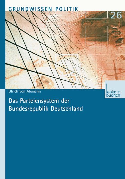 Produktbild: Das Parteiensystem der Bundesrepublik Deutschland