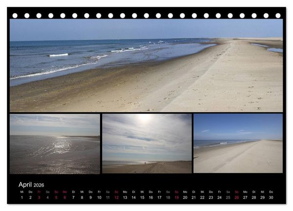 Produktbild: Texel, eine Perle Hollands (Tischkalender 2026 DIN A5 quer), CALVENDO Monatskalender