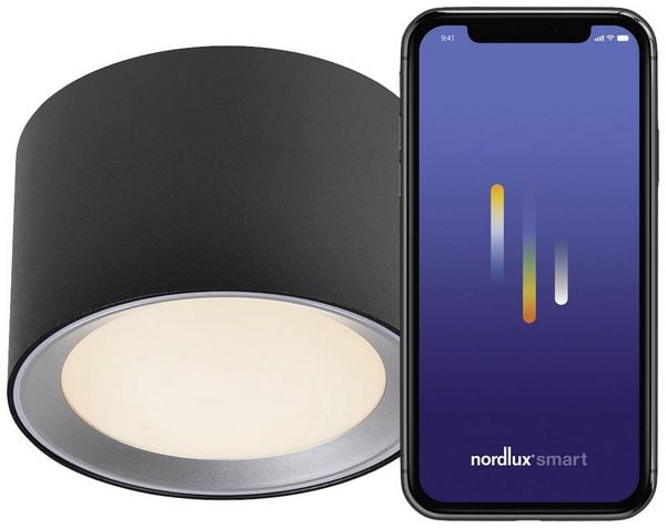 Produktbild: Nordlux 2110840103 Landon Smart LED-Deckenleuchte LED LED Schwarz