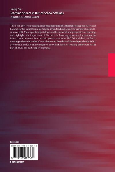 Produktbild: Teaching Science in Out-of-School Settings