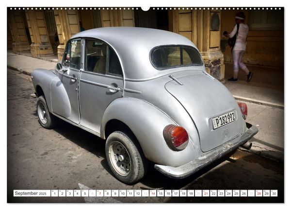 Produktbild: RENAULT - Franz&ouml;sische Klassiker in Kuba (hochwertiger Premium Wandkalender 2025 DIN A2 quer), Kunstdruck in Hochglanz
