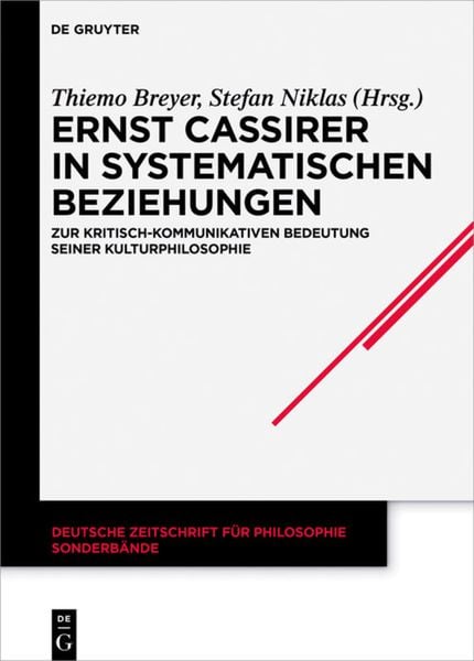 Produktbild: Ernst Cassirer in systematischen Beziehungen