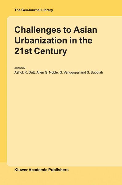 Produktbild: Challenges to Asian Urbanization in the 21st Century