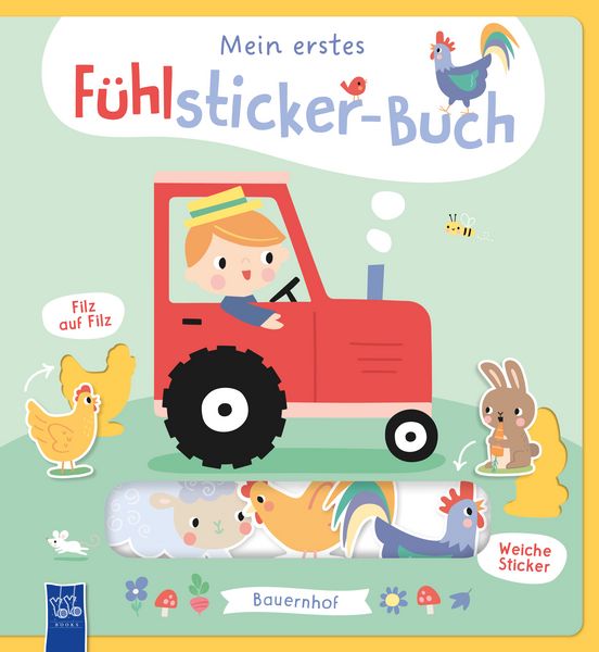 Produktbild: Mein erstes F&uuml;hlsticker-Buch - Bauernhof