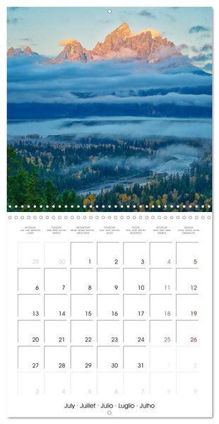 Produktbild: Teton National Park (Wall Calendar 2026 12 &times; 12 Inch) CALVENDO 12 Month Wall Calendar