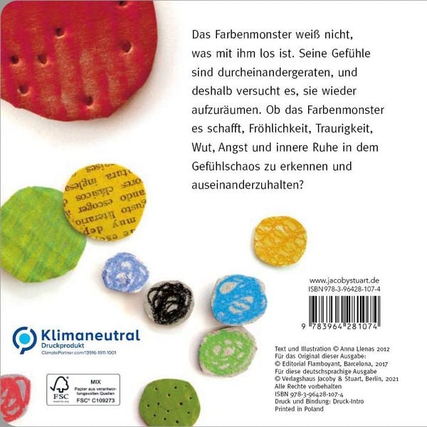 Produktbild: Das Farbenmonster &ndash; Pappausgabe