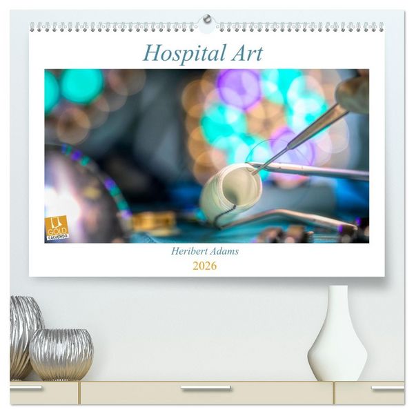 Produktbild: Hospital Art (hochwertiger Premium Wandkalender 2026 DIN A2 quer), Kunstdruck in Hochglanz