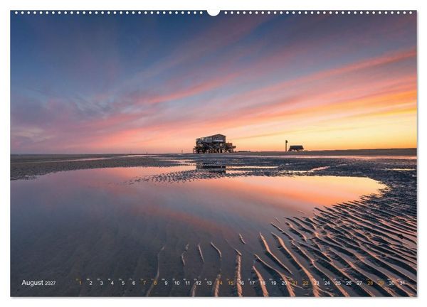 Produktbild: Nordseeurlaub in St. Peter-Ording (hochwertiger Premium Wandkalender 2027 DIN A2 quer), Kunstdruck in Hochglanz