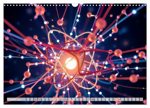 Produktbild: Quantenmechanik von Bits zu Qubits (Wandkalender 2026 DIN A3 quer), CALVENDO Monatskalender