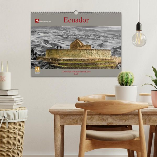 Produktbild: Ecuador 2026 Zwischen Hochland und K&uuml;ste (Wandkalender 2026 DIN A3 quer), CALVENDO Monatskalender