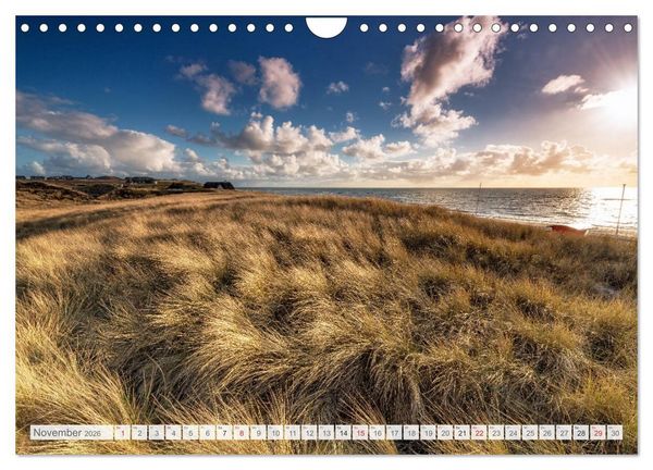 Produktbild: Nordseeperle Sylt (Wandkalender 2026 DIN A4 quer), CALVENDO Monatskalender