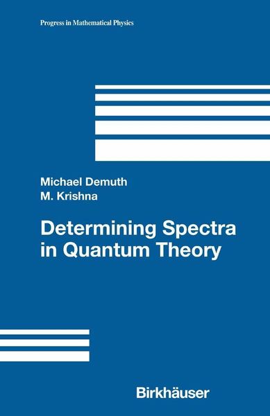 Produktbild: Determining Spectra in Quantum Theory